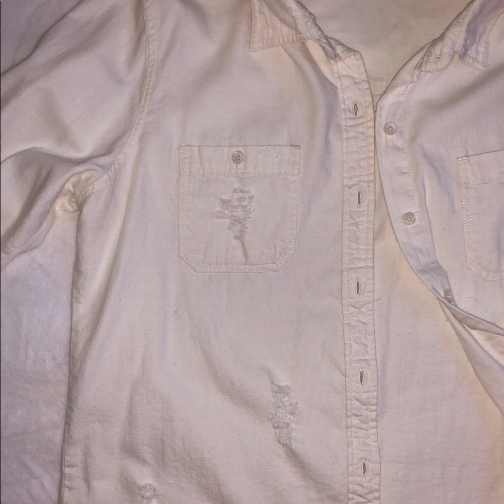 Distressed button down - Picture 3 of 6